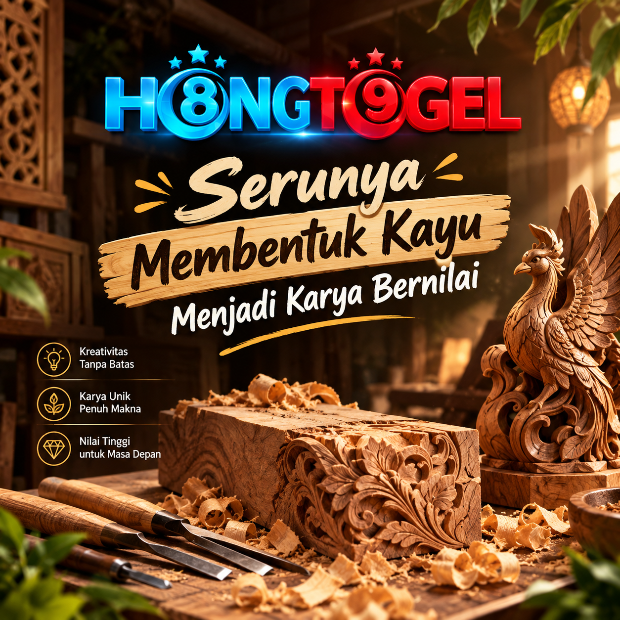 HONGTOGEL - Serunya Membentuk Kayu Menjadi Karya Bernilai